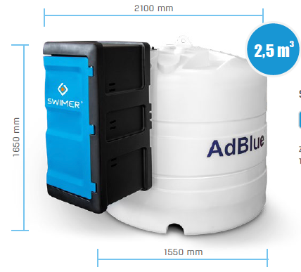 Zbiornik AdBlue 2500L SWIMER Eco-Line BASIC
